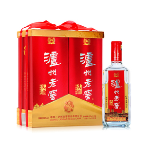 泸州老窖淡雅头曲礼盒52度475ml*2瓶浓香型白酒送礼礼盒