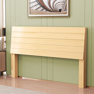 定做实木床头板1.8双人床头经济型1.5床头板靠背板单人榻榻米床头