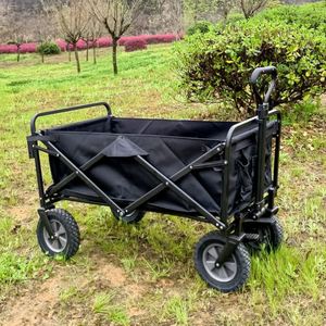 露营手推车小拉车专用钓鱼拉杆车便携式折叠简易进货四个轮子的