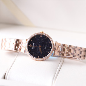 正品poscer宝时捷手表女表女士超薄满天星石英表蓝盘保时捷8300