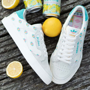 正品阿迪达斯adidas arizona iced tea 冰茶联名花卉男板鞋fv2714