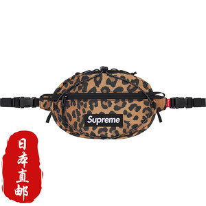日本涩谷supreme 20fw sling waist bag豹纹腰包单肩包斜挎包胸包