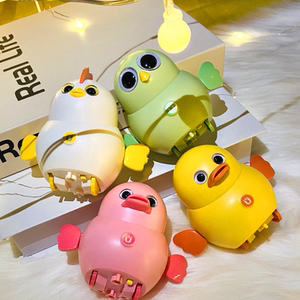 小鸡玩具会跑电动抖音网红仿真会叫发声可爱儿童宝宝婴儿萌队全套