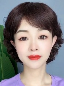 中年女士假发