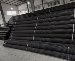 多孔排水绿化盲管直径100 200mm硬式疏水管市政排水pe透水渗水管