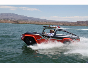 美洲豹水陆两栖车越野车两用车全地形沙滩车钓鱼艇游艇户外装备车