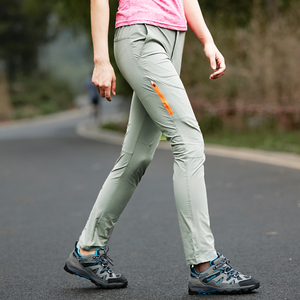 北面人产出口哥伦比亚户外速干裤女夏季超轻薄款修身显瘦弹力透气