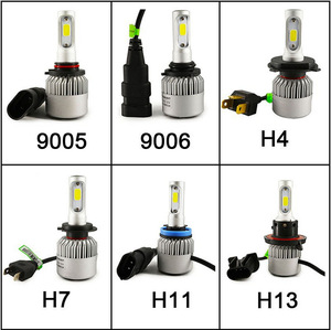 汽车前大灯超高亮远近光灯泡h7h1h4h11 9005led车灯9004/hb1