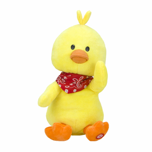 抖音小黄鸭电动玩具网红玩具鸭鸭毛绒电动玩具会跳舞唱歌玩具礼物