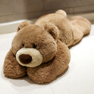 趴趴熊毛绒玩具小狗熊公仔女生娃娃宝宝床上睡觉小熊玩偶七夕礼物