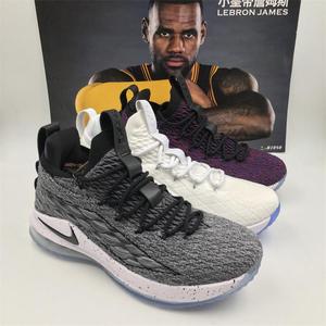 nike耐克詹姆斯15代低帮篮球鞋黑白男鞋lbj15 low全明星白银黑金