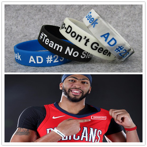 篮球球星浓眉哥戴维斯AD#23励志信念手环 硅胶运动腕带 手链带