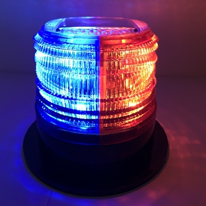 吸盘式安全车h蓝红用能阳太爆闪灯车载警示免夜间强磁黄色闪光