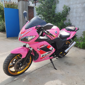 摩托车小忍者赛道重机车地平线跑车趴赛双缸400雅马哈r35整车改装