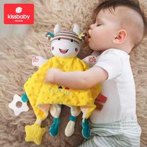 婴儿安抚玩偶宝宝安抚巾可入口睡眠手指手偶睡觉布娃娃可啃咬玩具