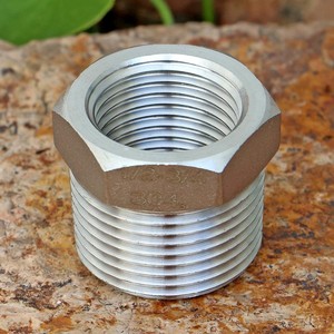 304不锈钢补芯接头 二分内丝转四分外丝四六分一寸内外丝异径转接