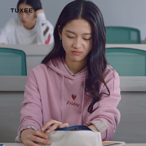 00lb潮品配饰淘宝百岁之好一言为定夏林希向涵之同款上衣服白色卫衣