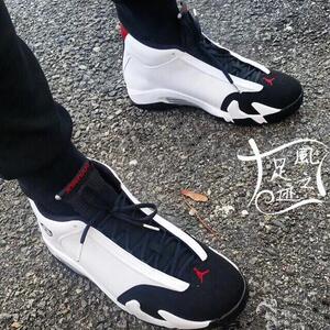 aj14黑红正品