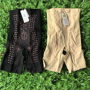 爱美莱5557远红外负离子养生裤高腰开档收腹提臀平角裤