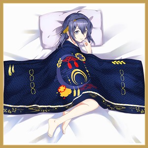 馒头社二次元动漫周边刀剑乱舞三日月宗近鹤丸国永披风空调毯盖毯