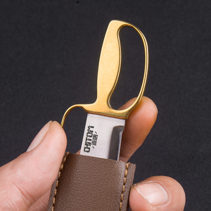 咏春迷你小刀收藏刀微型小直刀水果刀高硬度户外小刀水果刀