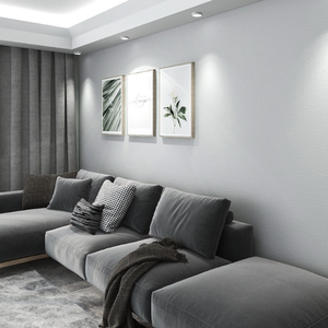 墙布无缝全屋卧室客厅高档现代简约背景墙北欧轻奢风格儿童房壁布