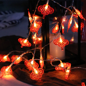 春节led彩灯串灯装饰灯新年灯串家用过年中国结挂灯节日气氛灯饰