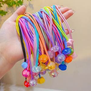 儿童彩色头绳小女孩绑发橡皮筋发绳女童可爱弹性好不伤发发圈头饰