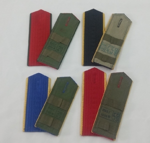 库存正品老货87学员肩章老式肩牌上世纪退役收藏品