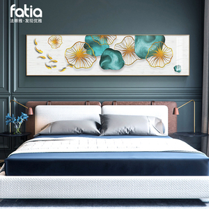 床头挂画招财图