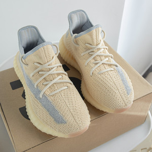 椰子鞋女夏季350麻布奶油正品官网三杠透气女鞋2021新款莆田鞋子