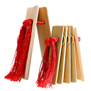 诗享专业水煮原色快板舞台演奏用竹板响板莲花板乐器