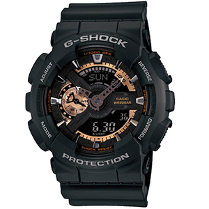 【直营】casio卡西欧手表石英黑武士男表ga-110rg-1a运动电子防水