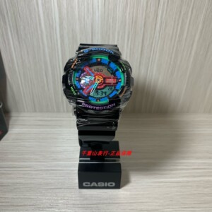 ga-110mc-7a/1a卡西欧g-shock白玩具/黑玩具撞色缤纷色彩腕表