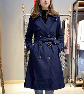 麦寻女装春季新品中长风衣ofyl1015