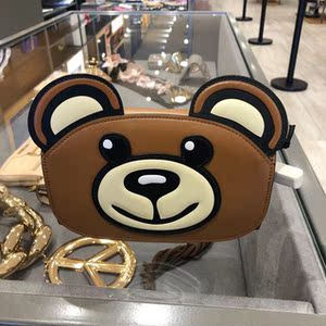 【小山茶意代】moschino莫斯奇诺特价小熊斜挎包