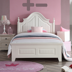 35米现代简约床白色公主床小学生床