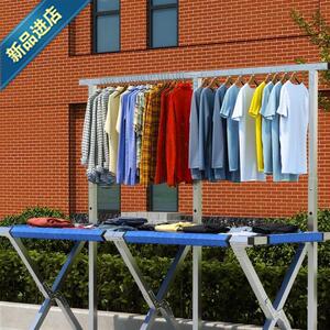 摆摊架子货价g移动式展示台女童装地摊式放货展销台日用品街头展