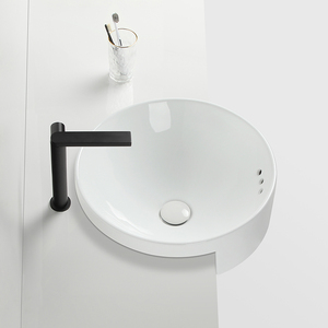 嵌入式洗脸盆陶瓷面盆家用阳台洗手盆小空间爱华卫浴有限责任公司7