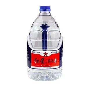 北京红星二锅头52度清香型白酒5L*1桶泡药酒专用果子酒包邮