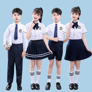 中小学生大合唱表演服装儿童诗朗诵演出服歌咏比赛校服班服毕业照