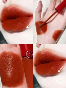 现货armani阿玛尼新款唇釉205/206/415/524/405 土橘色