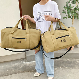 香彩大容量帆布旅行包大号手提行李袋男出差旅游包户外单肩行李包