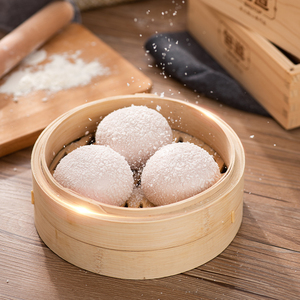 包道广式雪山香芋包广东广州早餐包子早点冷冻包装面点食品9个装