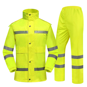 反光分体执勤雨衣服装套装路政户外成人分体骑行雨衣防水套装