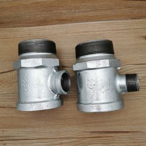 镀锌内外丝三通dn65*25消防箱消火栓专用2.5寸变1寸异径三通接头