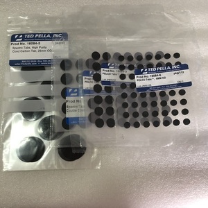 美国进口ted pella圆形sem扫描电镜专用双面碳导电胶片双面电胶带