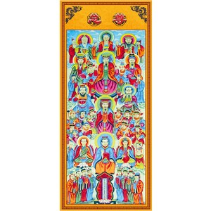 十殿阎王佛教道教巫教总真神像佛总挂画总尊画像全佛堂尊神仙案子