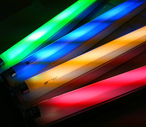 箱鱼缸灯管鱼8灯管10n1w5w20w25w30w40wt缸三基色彩色老式灯管