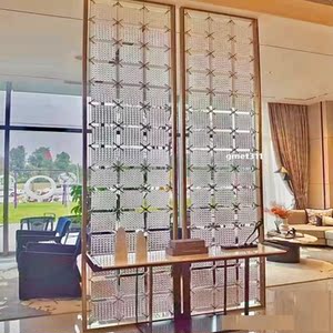 家装玄关钻石纹装饰背景墙砖水晶精磨玻璃片工程水晶纹水晶砖隔断